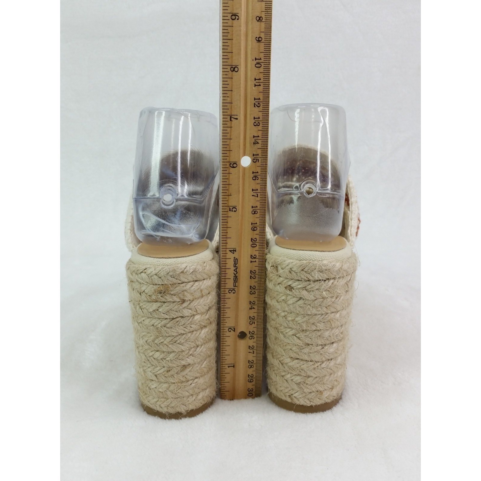 Castañer Elegant Cream Espadrille Wedge Sandals EU 39 US 7.5 Castaner Shoes