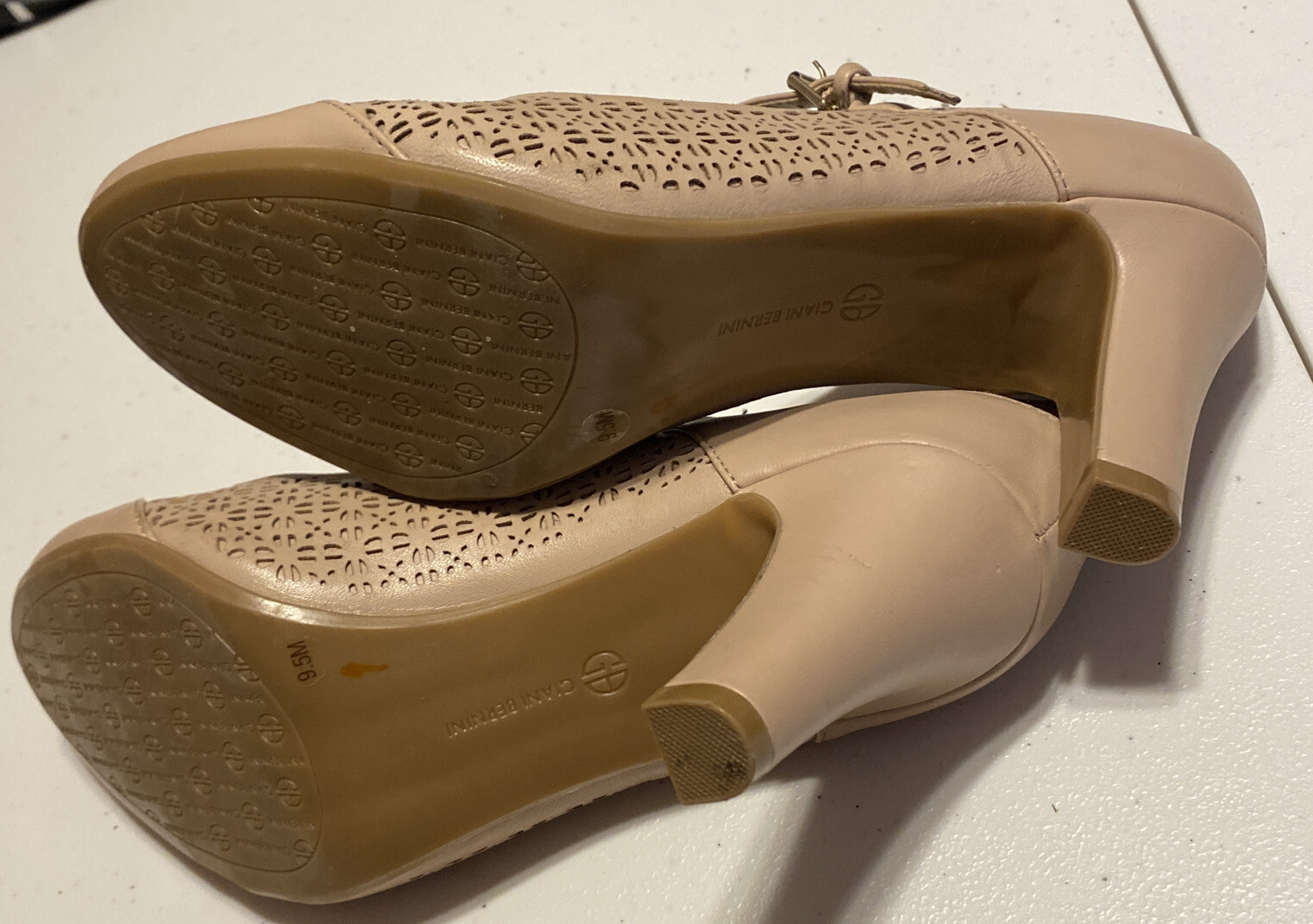 Giani Bernini Womens Vineza 2 Tan Pumps Shoes 9.5 Medium (B,M)