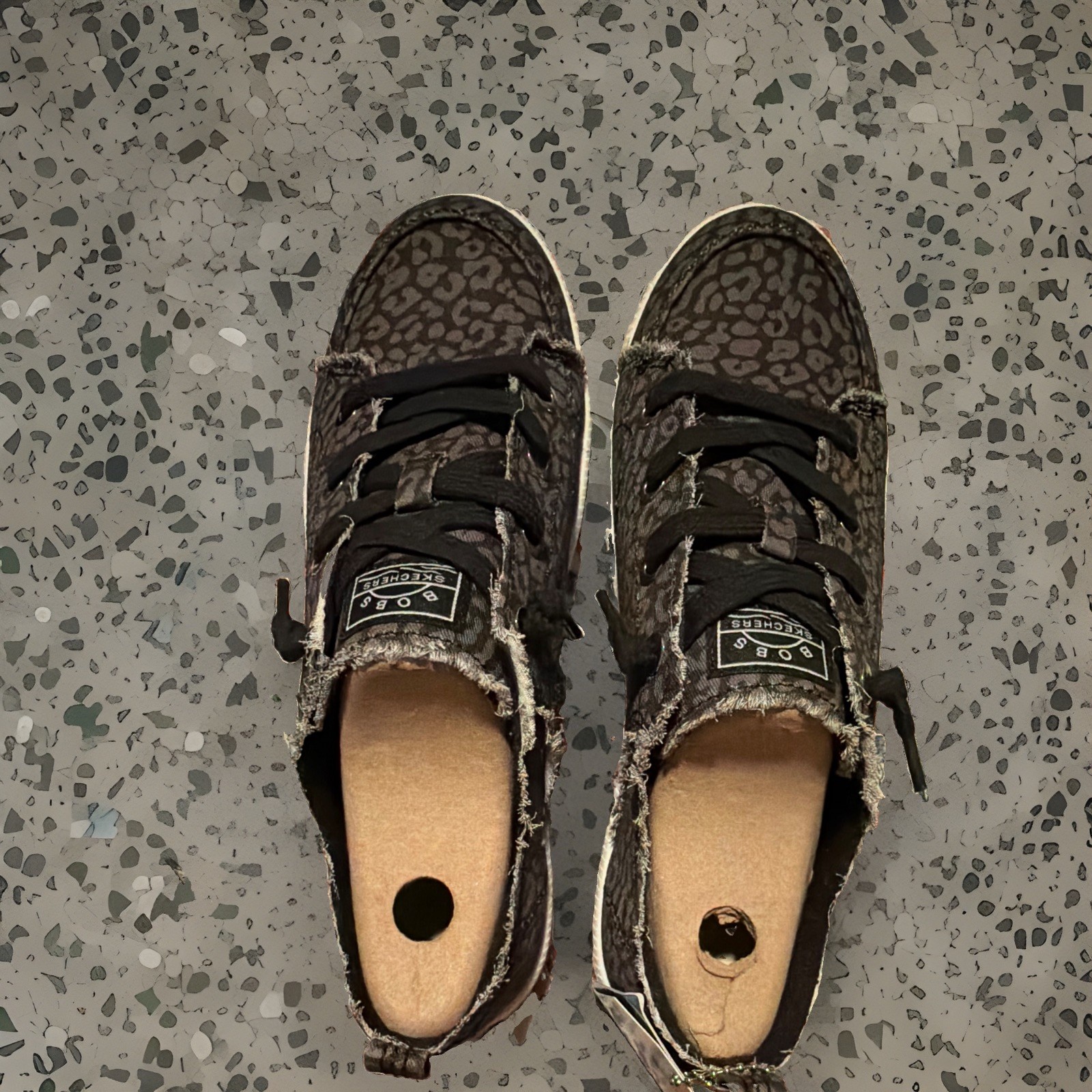 SKECHERS BOBS B Cute 2.0 On Brand Women’s Memory Foam Lace-Up Sneakers