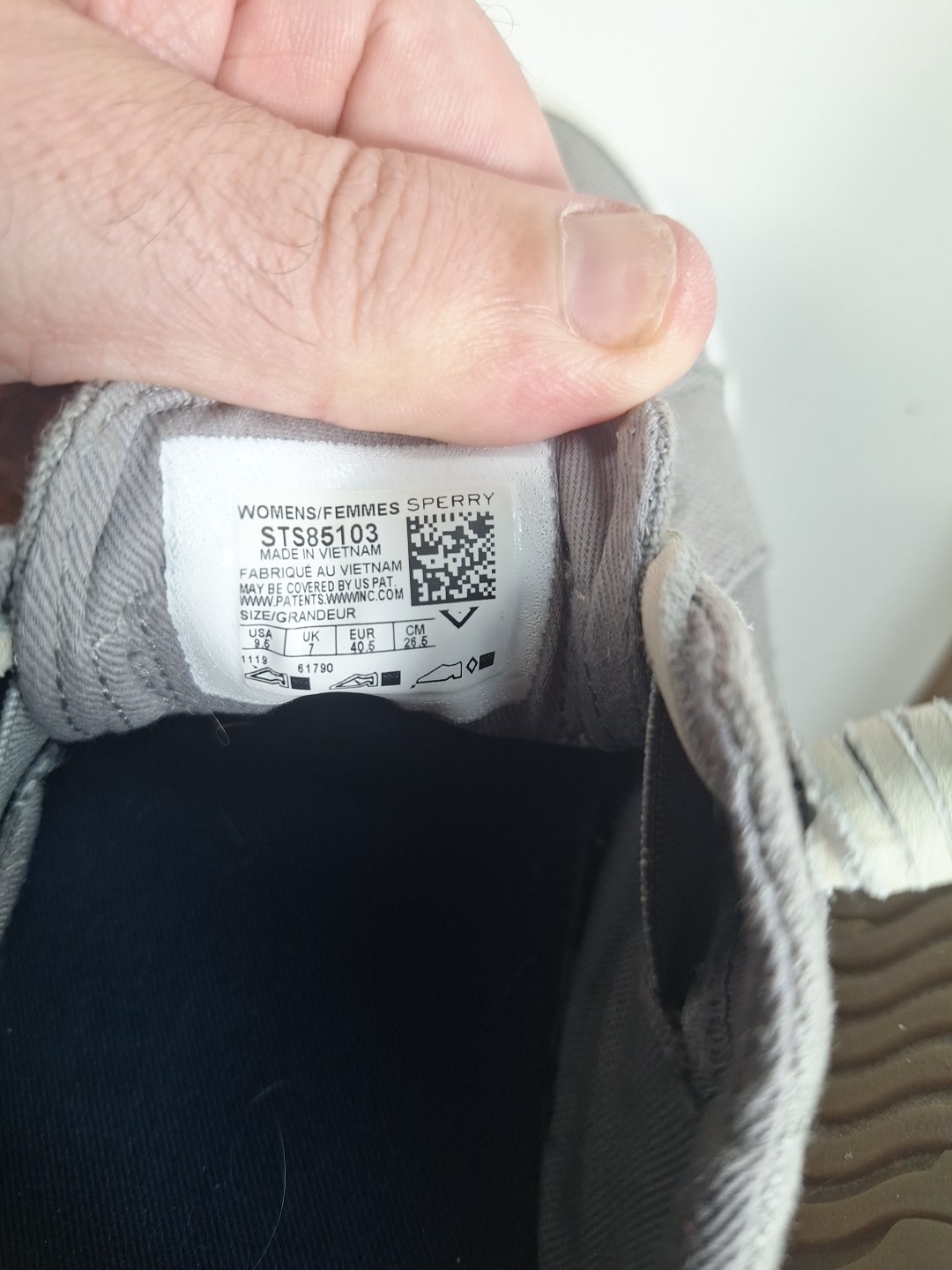 Sperry – Pier Wave -Top Sider – Womens Gray – STS85103 – 9.5