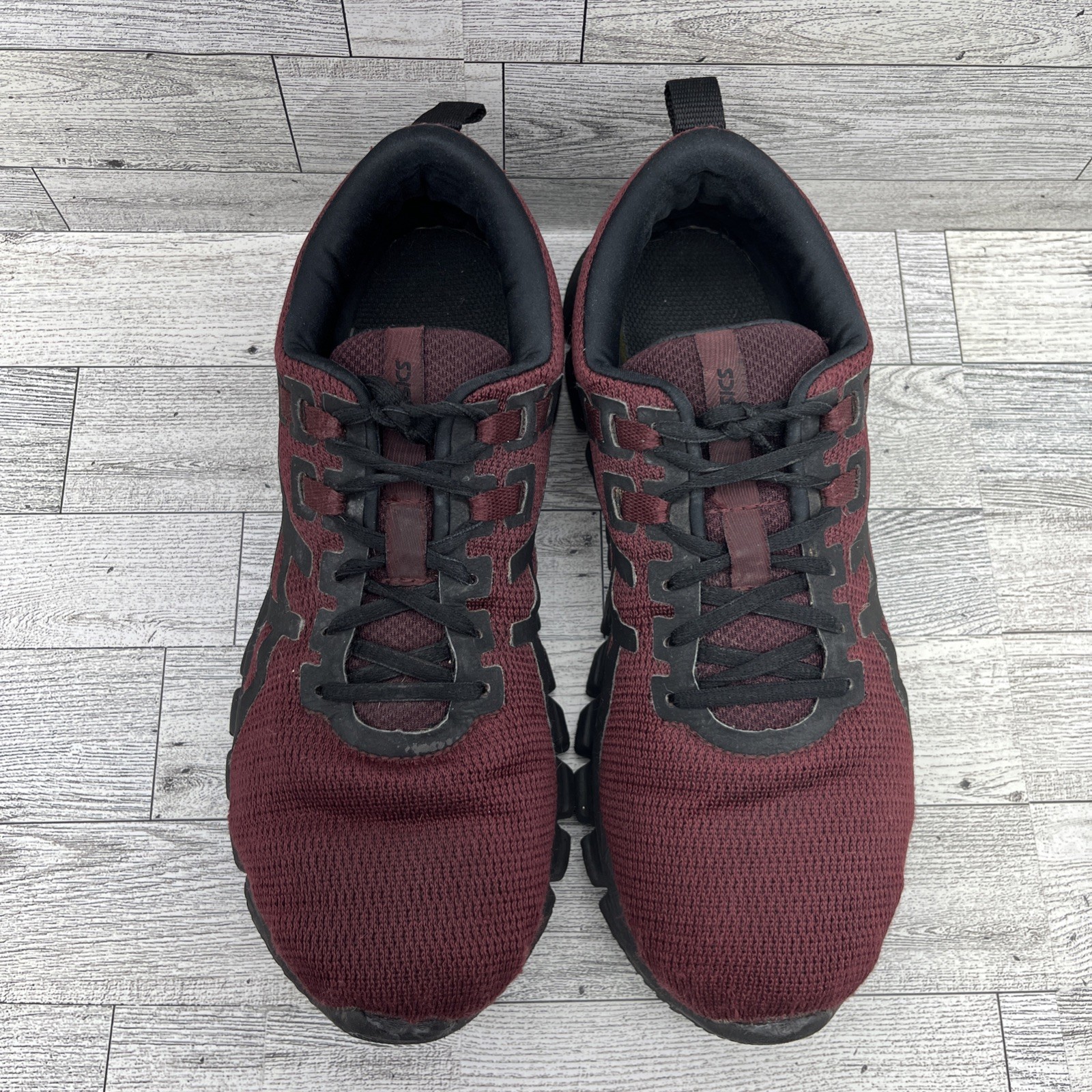 Asics Gel Quantum 90 Maroon Black Running Sneaker Shoes 1021A123 Women 8.5 Men 7