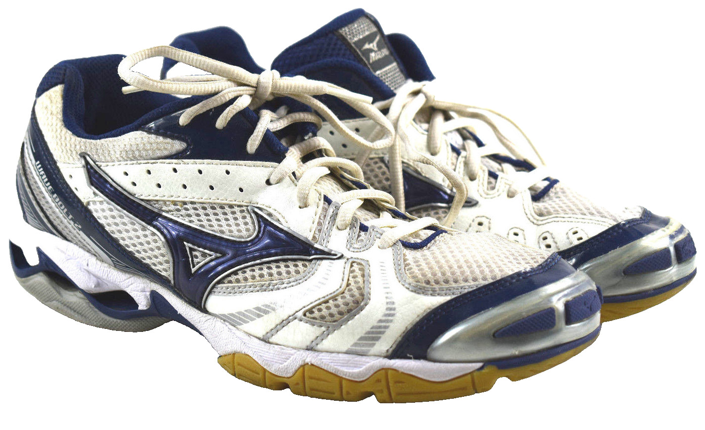 Mizuno Wave Bolt 2 Volleyball Shoes Women’s Size 9.5 Blue White Athletic Sneaker