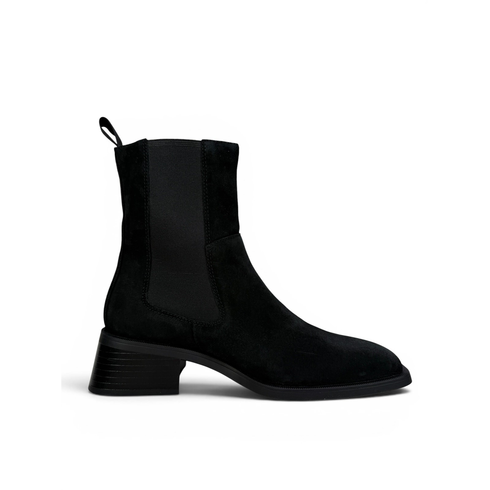 Vagabond Shoemakers Blanca Boots Womens 9 EU 39 Black Suede Square Toe