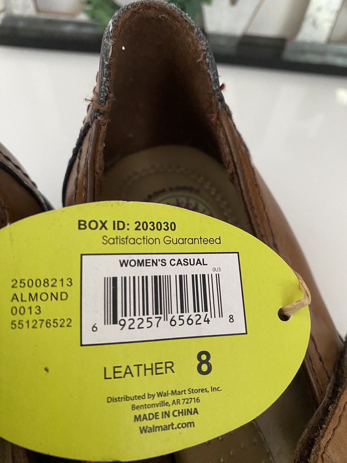 Earth Spirit Tabitha Shoes Brown Comfort Leather Right Shoe Sz 7 Left Shoe Sz 8