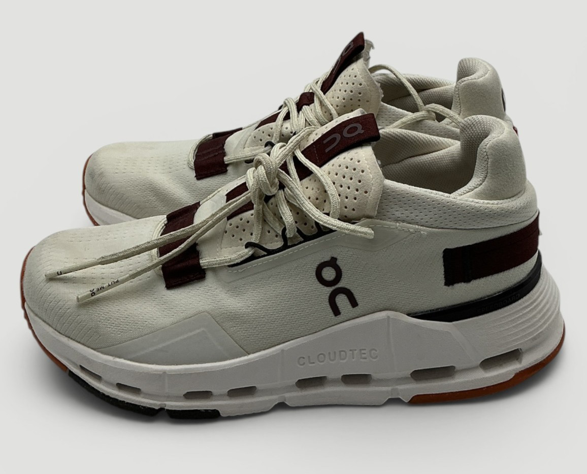On Cloudnova 2 Women’s Size 6 Ice/Mulberry Running Shoes