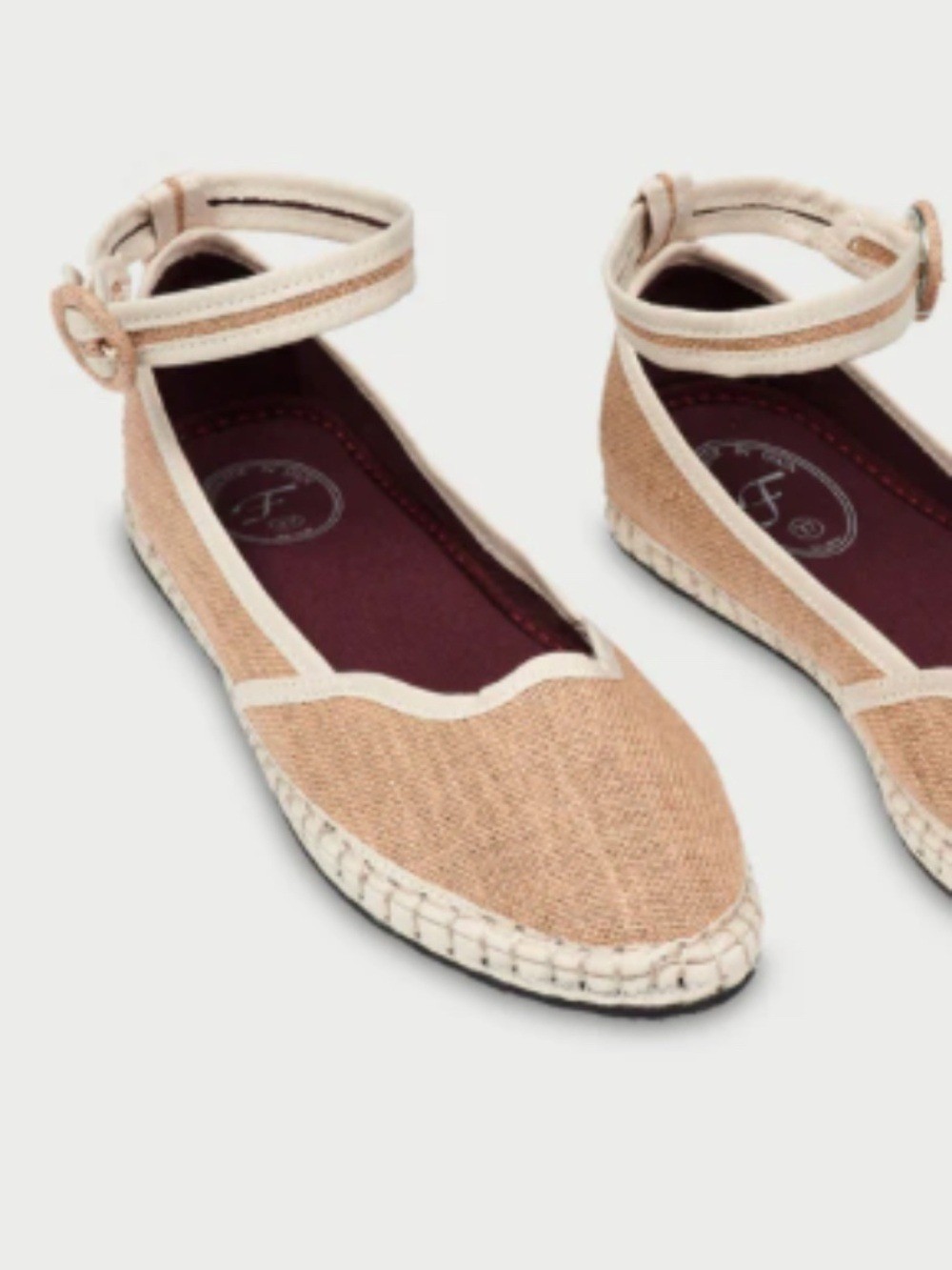 Flabelus Cordelia Linen Flats for Summer 10 11 42 NIB NEW NWT