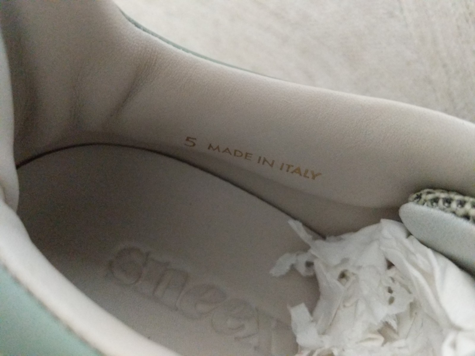 Sneex Sneaker Heel Slip-On Stiletto Round Toe The Blake Sage Green Size 5