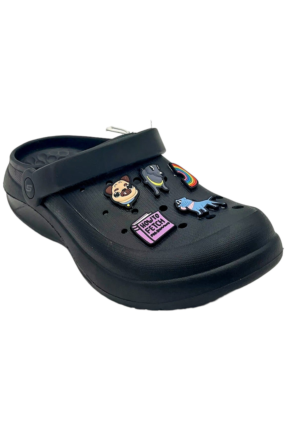 Skechers Women’s Foamies Clogs Pup Celebration Black