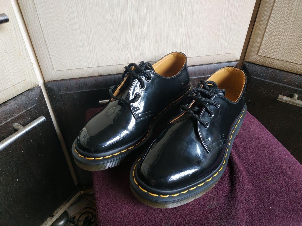 Dr Martens 1461 Patent Leather Black Oxford Shoes MINT Women’s US 5 UK 3 EU 36