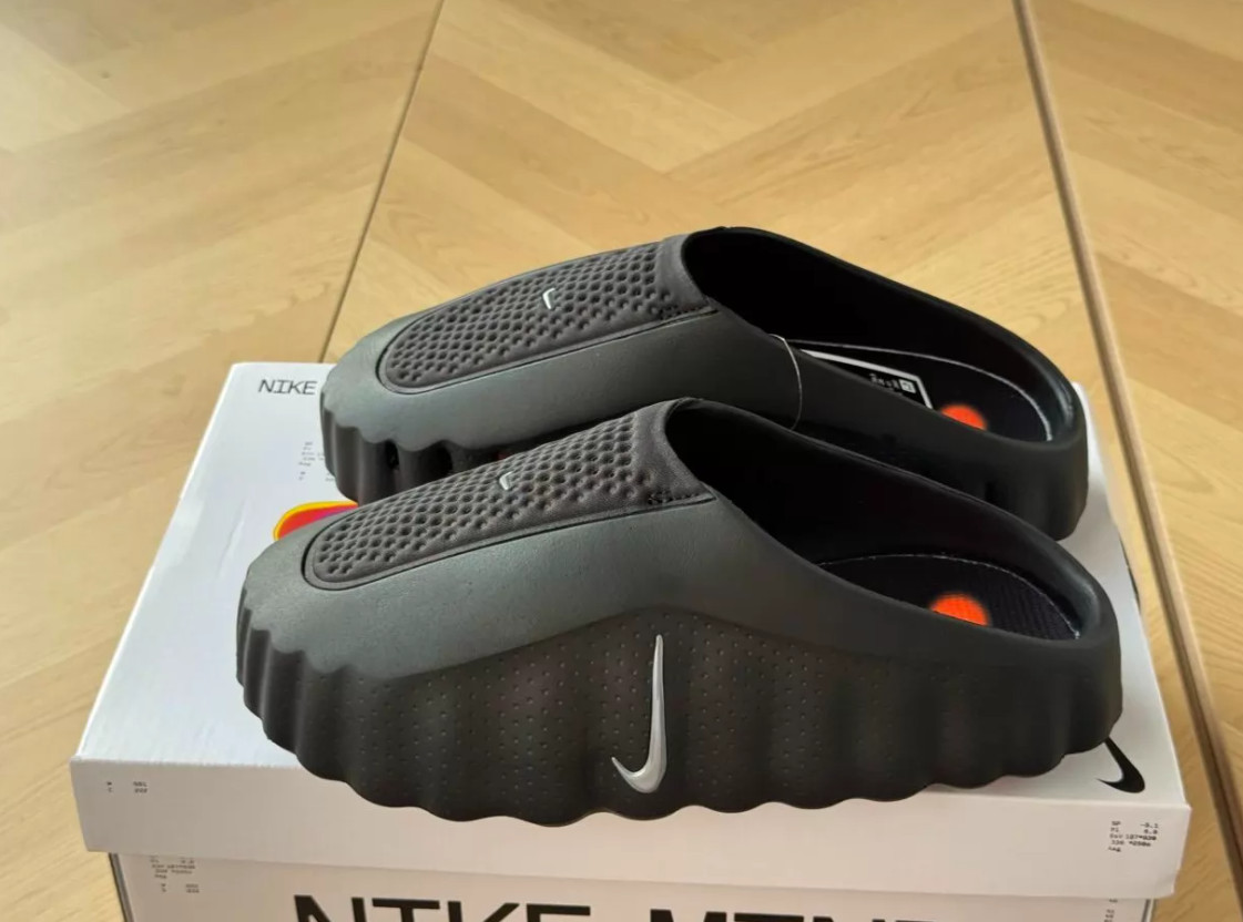 NWT NK Mind 001 Slide Sandals Black Chrome HQ4307-001 Multiple Sizes Available
