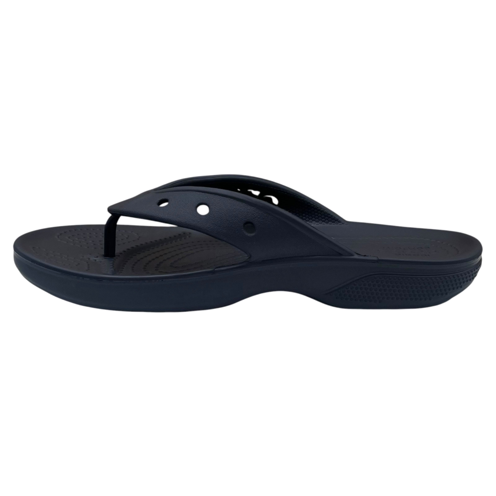 Crocs Baya II Women’s Flip Flop Sandals Size 7 Navy Blue Lightweight Flexible