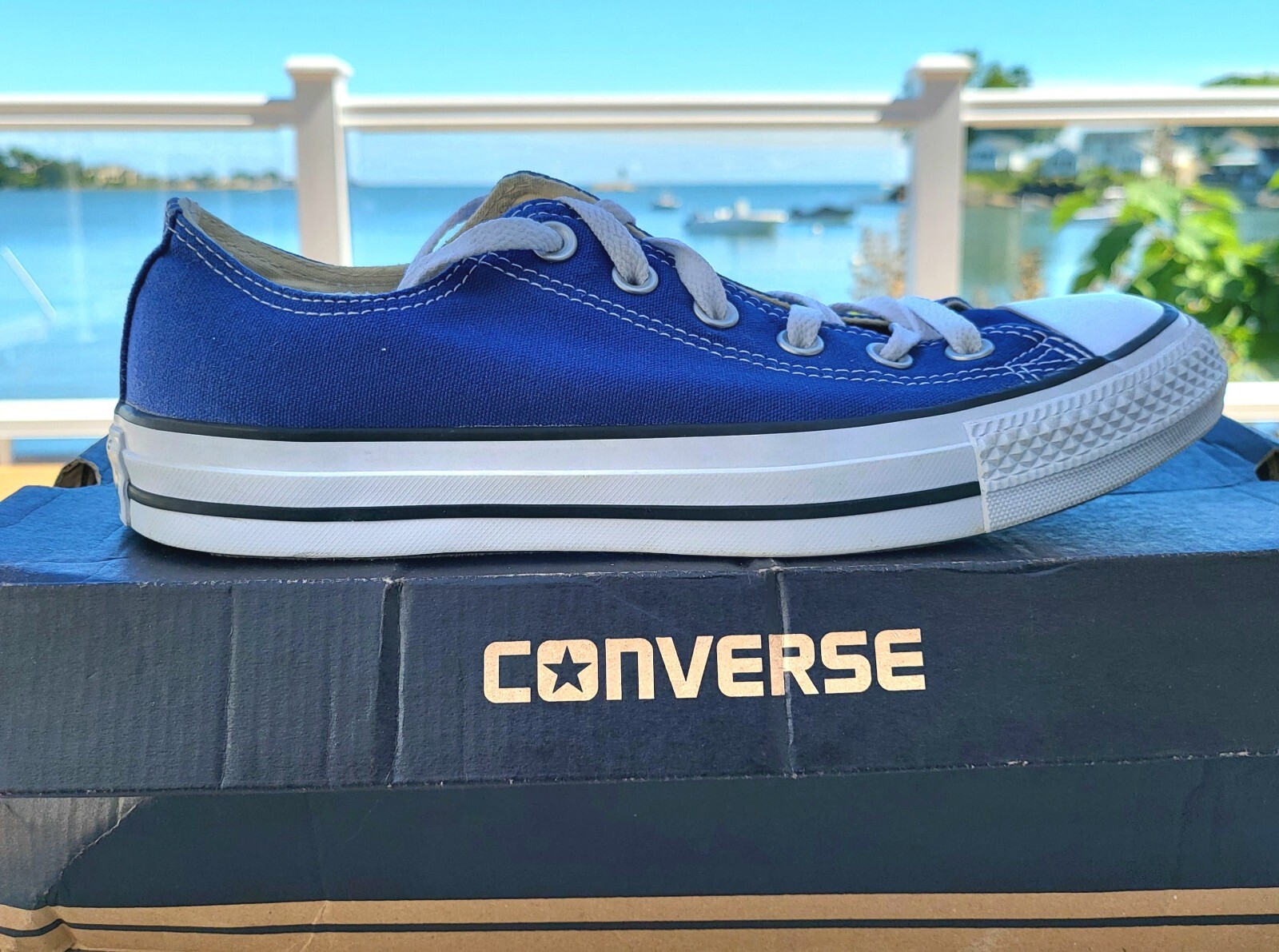 Converse Unisex Adults CTAS OX Sneakers Blue 151177F Low Top Lace Up M7 W9