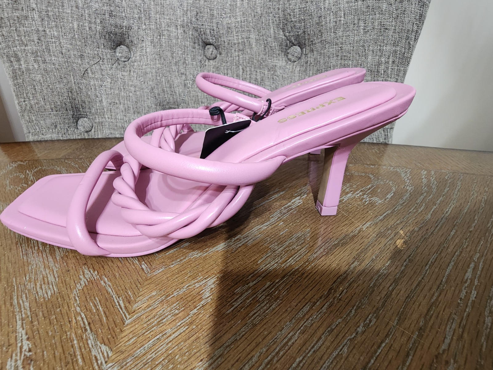 Brand New Express Heels Size 8- 2 Pairs(pink and beige)