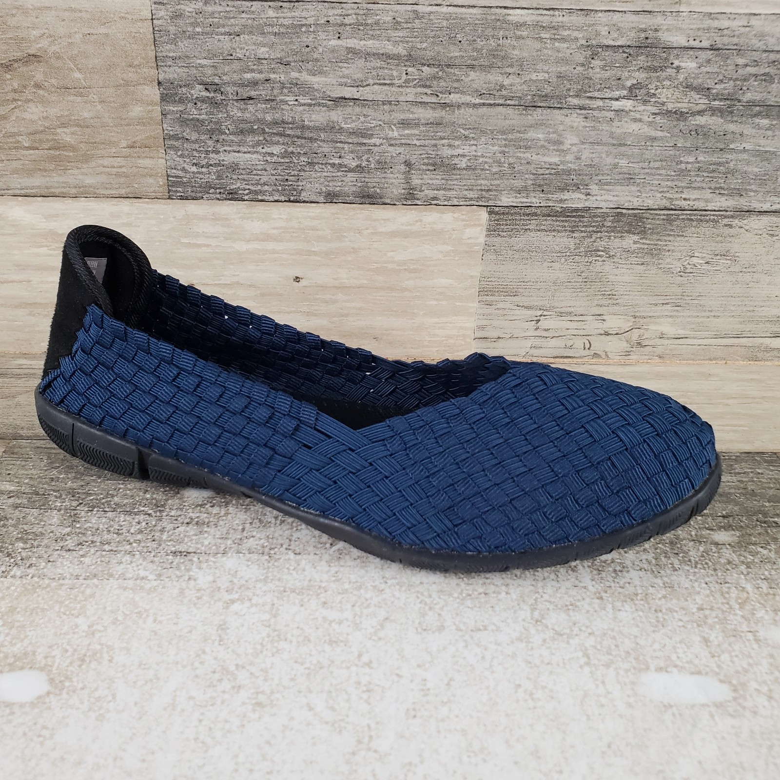 Walk With Me By Coldwater Creek Womens Ballet Flats Sz 9 M Blue Slip On Shoes