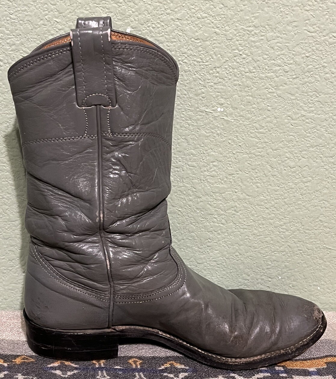 90’s Nocona Ropers Grey Women’s Cowboy Boots 6.5 C