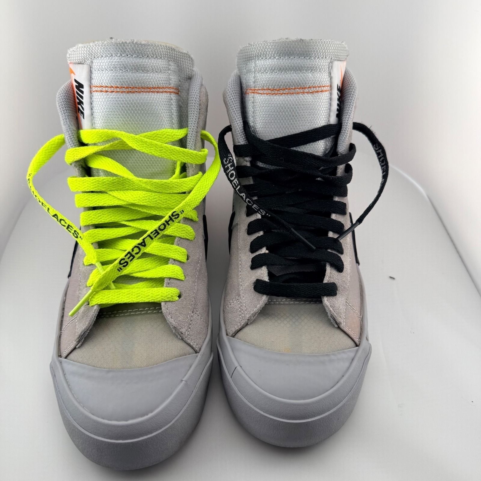 Nike Blazer Mid Off-White Wolf Grey Serena Williams Queen AA3832-002 W-W- SZ 8