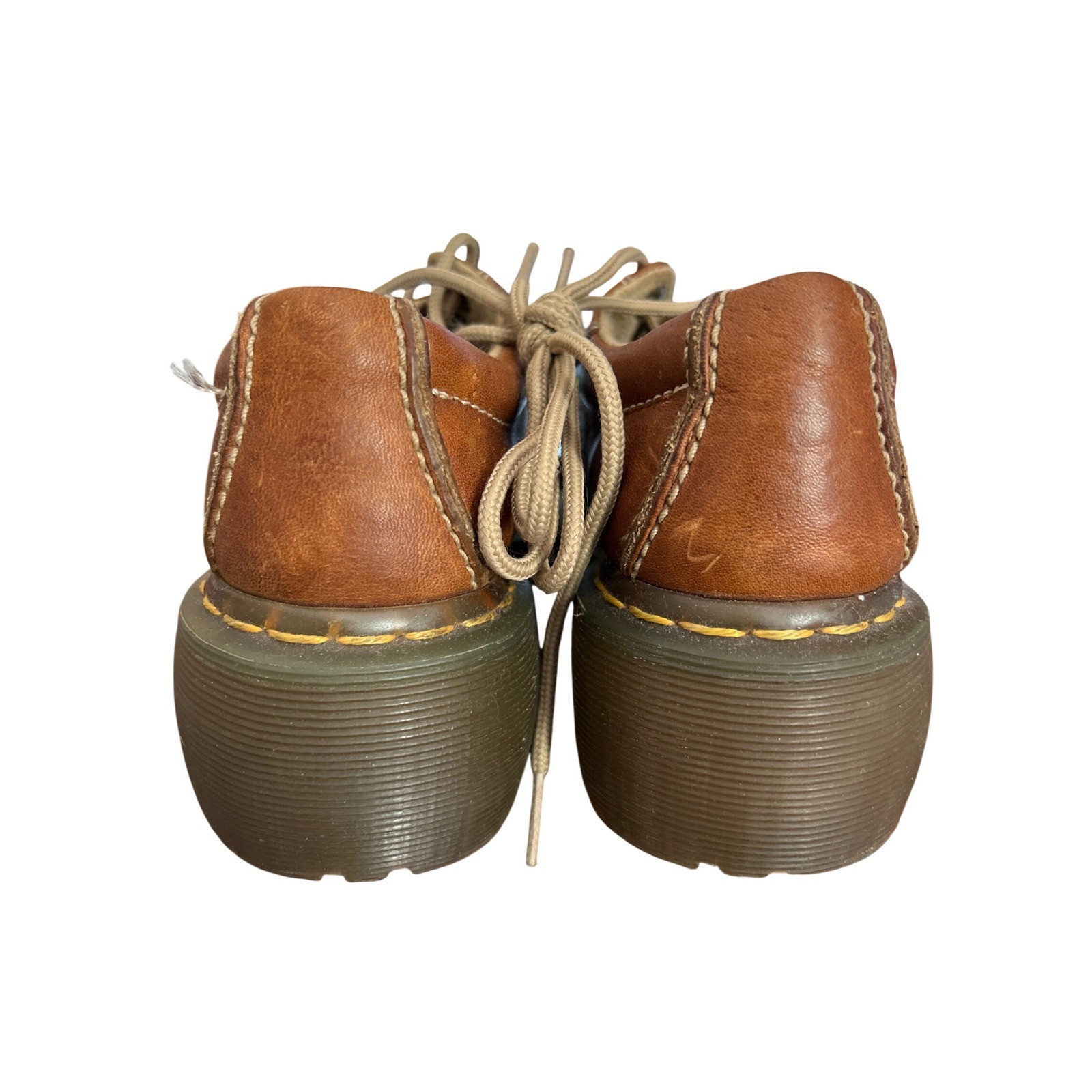 Vintage Dr. Martens 12283 Platform Shoes Y2K Grunge Cottagecore Granola Earthy