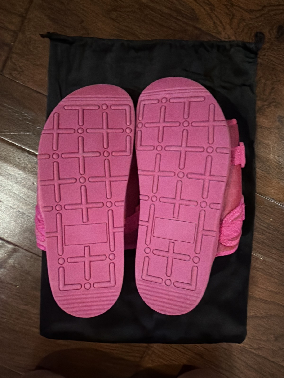 DRACO Pink Suede Slide Sandals Buckle Strap Logo Casual Shoes size 7/8 NeverUsed