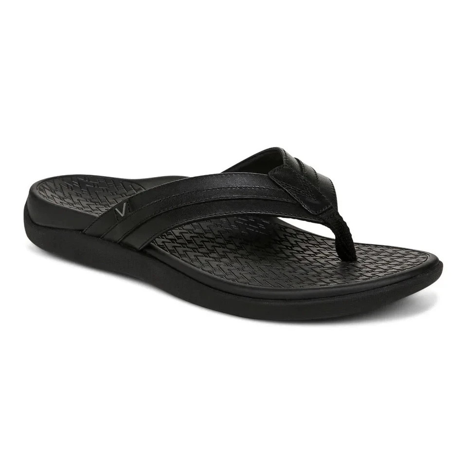 Vionic Men’s Tide II Orthotic Sandals Toe Post Flip Flops Arch Support FS US