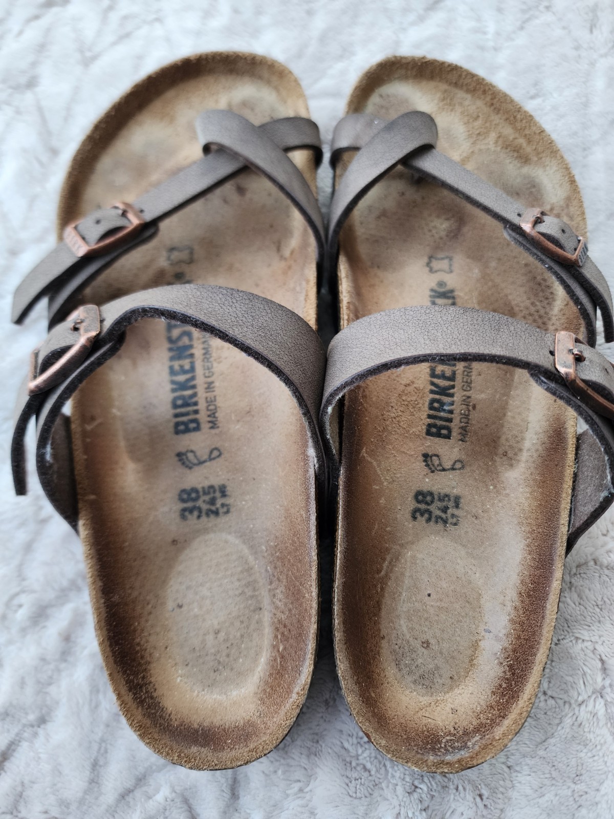 Birkenstock Mayari Mocha Sandals Womens 38