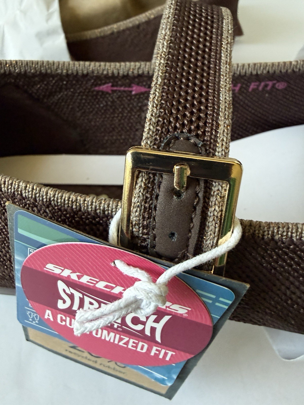 Skechers Cleo Snip Glamorous Shoes Women’s 7 Stretch Fit Chocolate 158368 New
