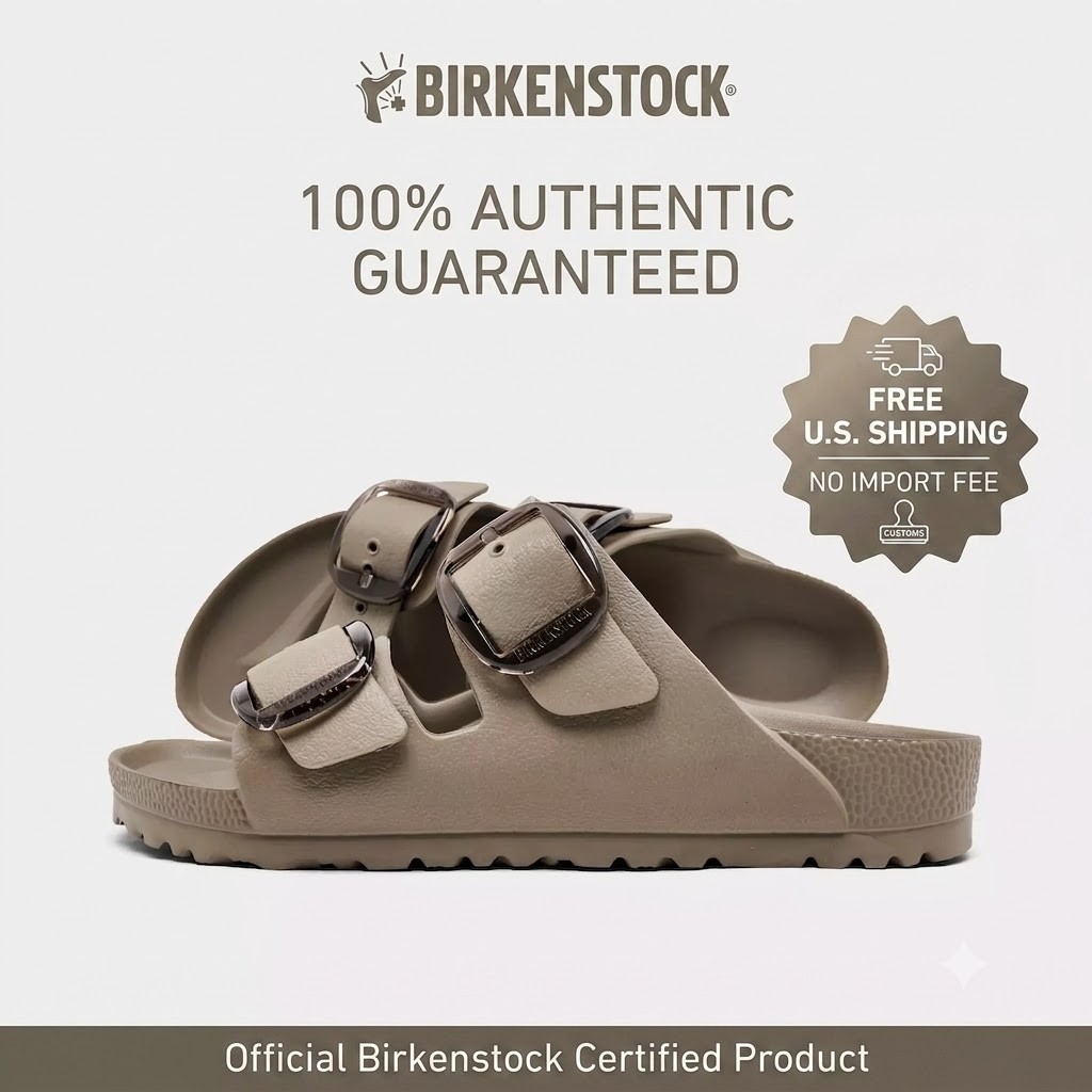 Free Shipping Authentic Birkenstock Arizona Big Buckle EVA NO IMPORT FEE