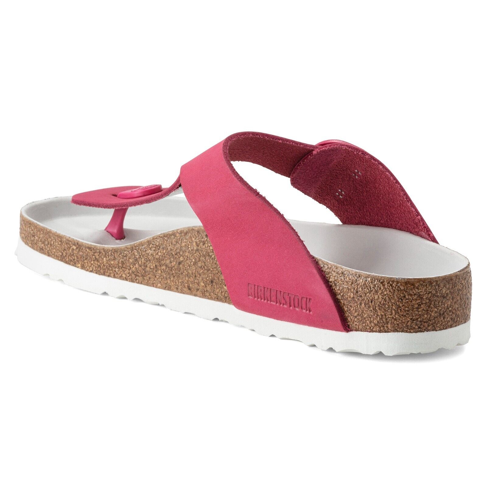 Birkenstock Women’s Gizeh Big Buckle Nubuk Fuchsia Tulip Sandal US5 EU36 1022558