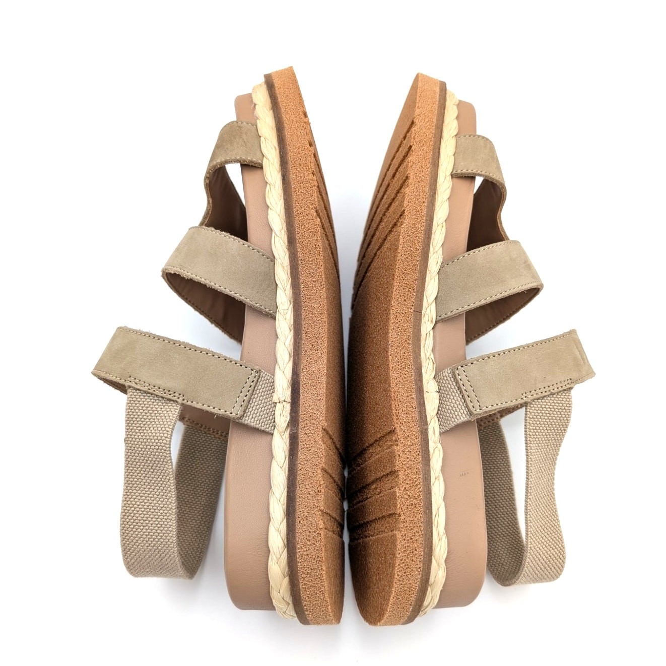 Blondo Fernanda Slingback Platform Sandal Women’s Sand Tan Size US10M EU41