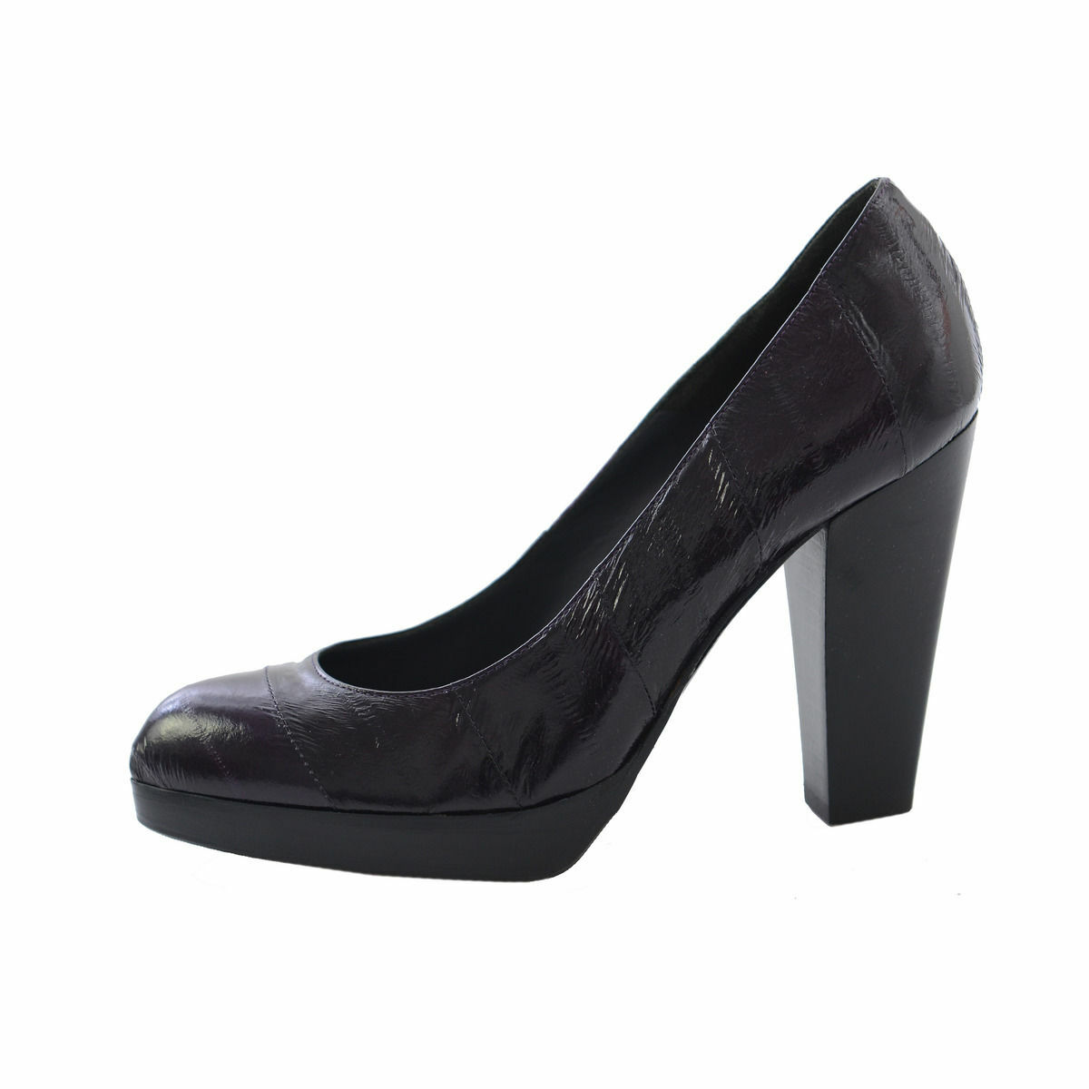 Gianfranco Ferre Purple Eel Skin Stilettos Pumps Heels Shoes US 6 IT 36