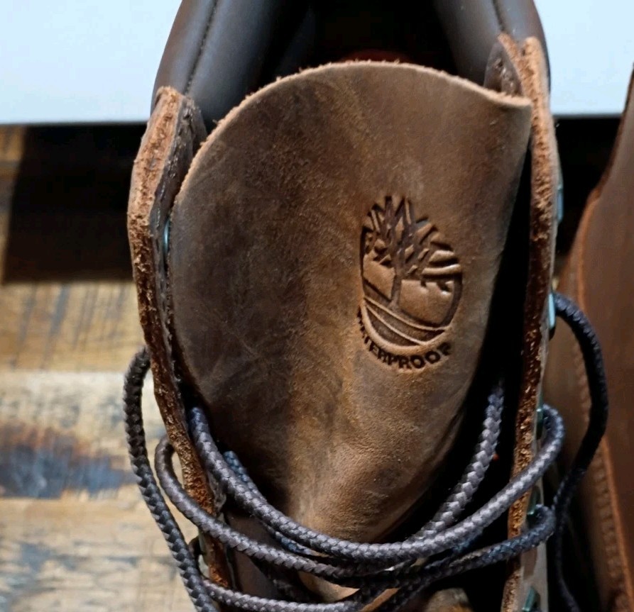 Timberland Womens Linden Woods 6″ Waterproof Premium Leather Boot Sz 9.0 Brown
