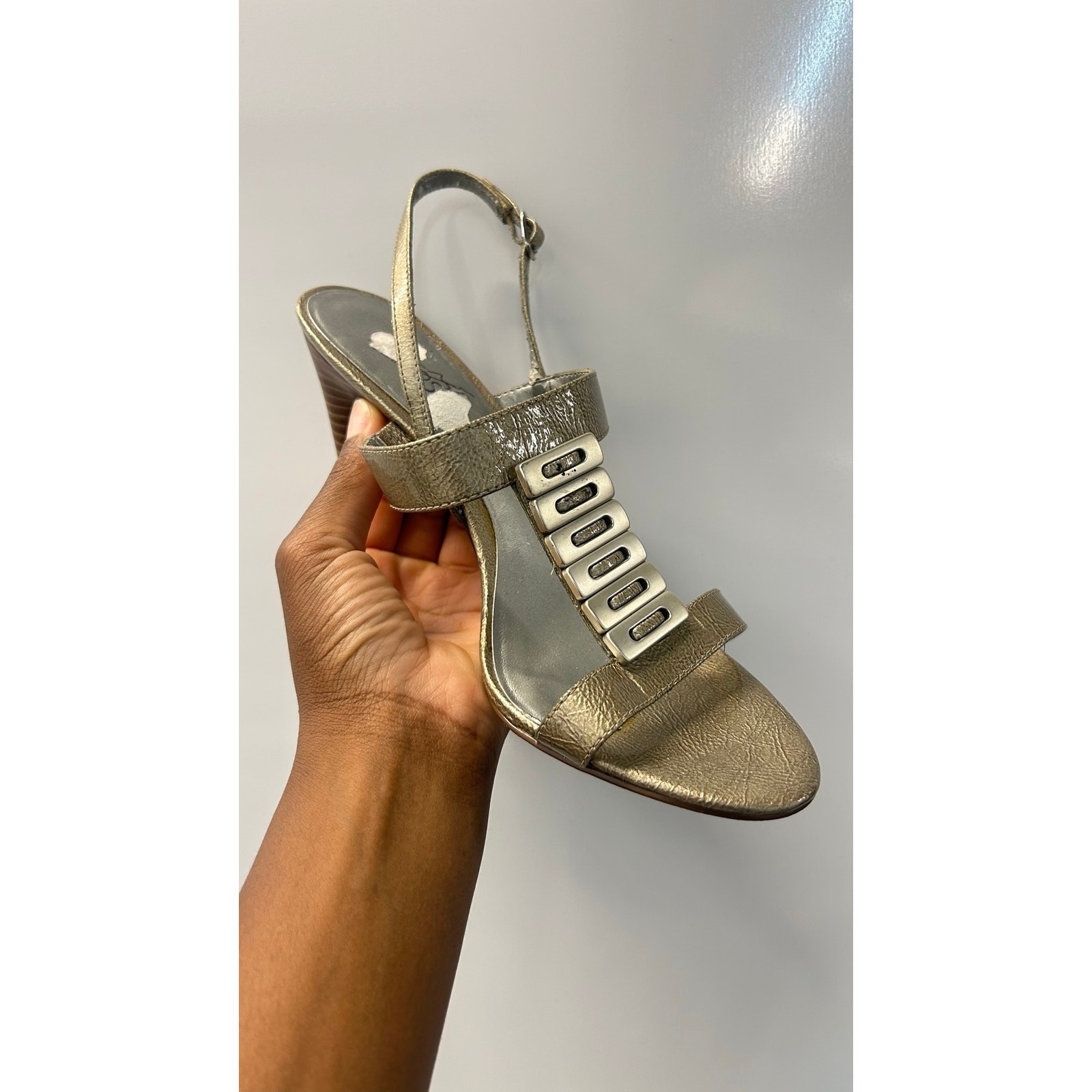Carlos by Carlos Santana Bronze Metallic Heels