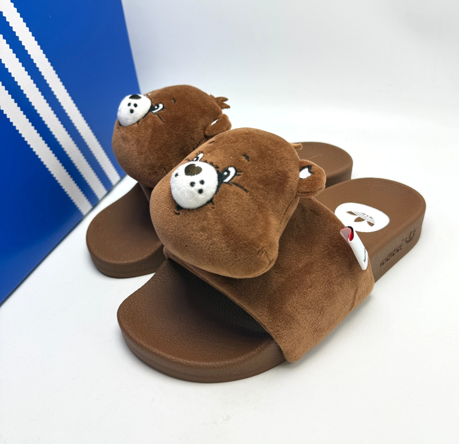 Adidas Care Bears x Adilette W Dusky Bronze Women’s Slide KH9953 sz 6-10