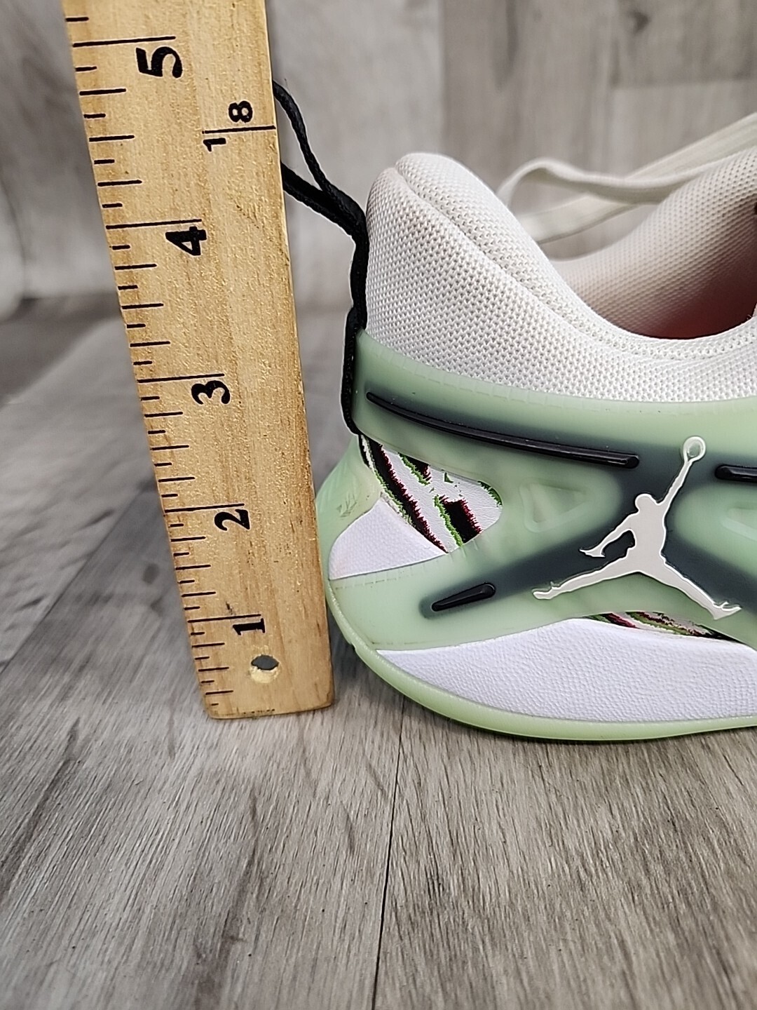 Nike Air Jordan Heir Sail-Black-Vapor Green Basketball Shoes Women’s 8.5