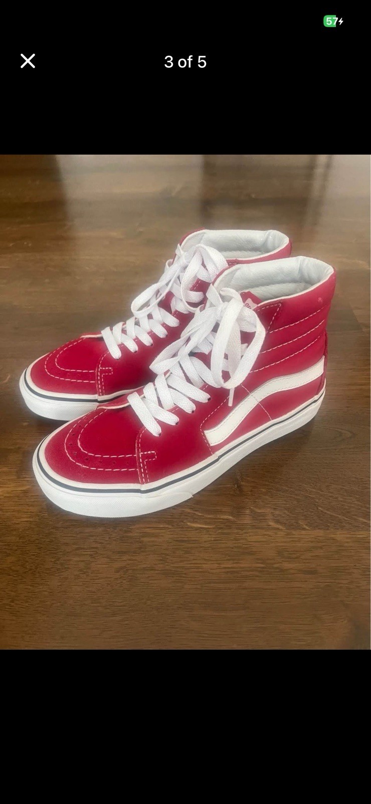 High top Vans (7 Women’s/5.5 Men’s)