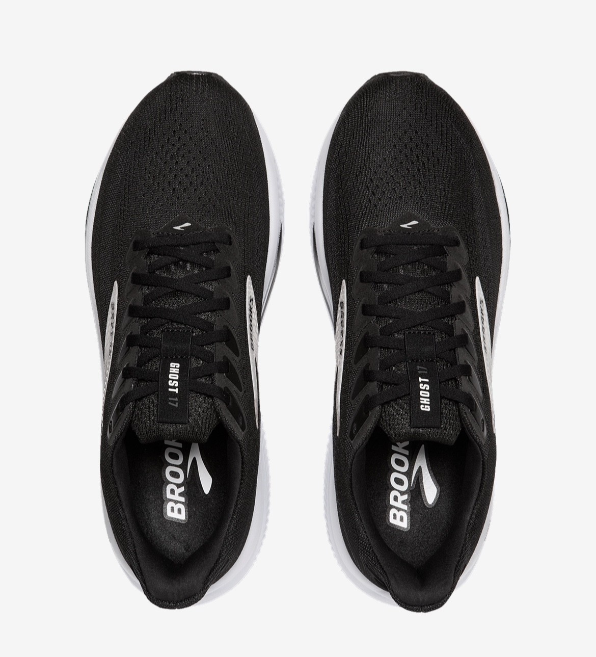 Brooks Ghost 17 120431 1B 090 black/white womens running sneaker NWB