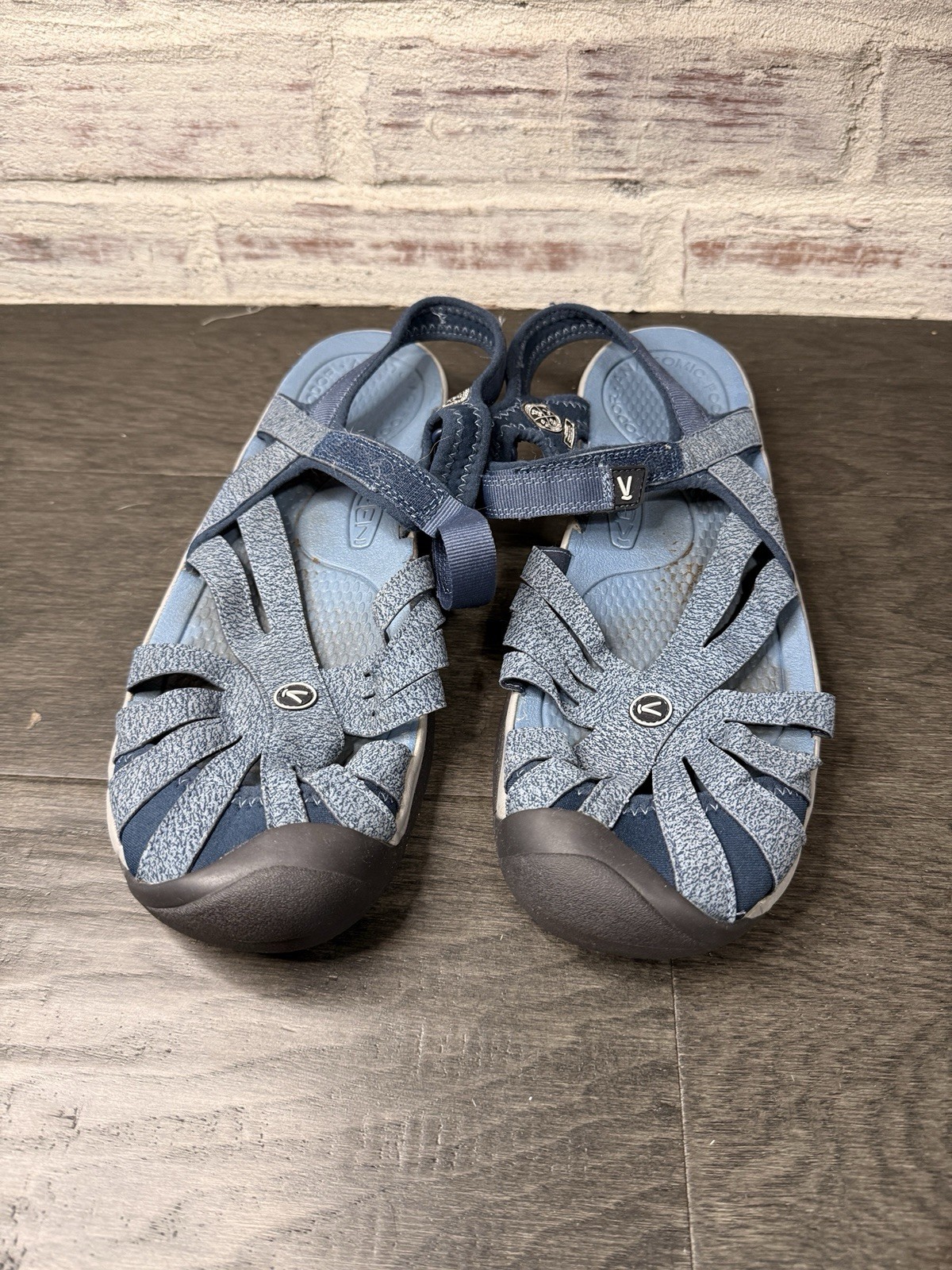 Keen Rose Sandal Gargoyle/Raven Womens Sandal R3 Size 12 Blue Summer