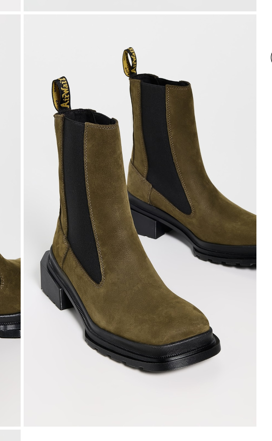 Dr Martens MAYBOLE SQUARE TOE TALL CHELSEA BOOTS MSRP$260 GORGEOUS & CHIC