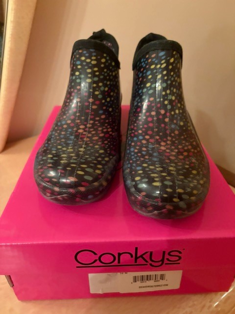 Corkys rain boots women’s size 10