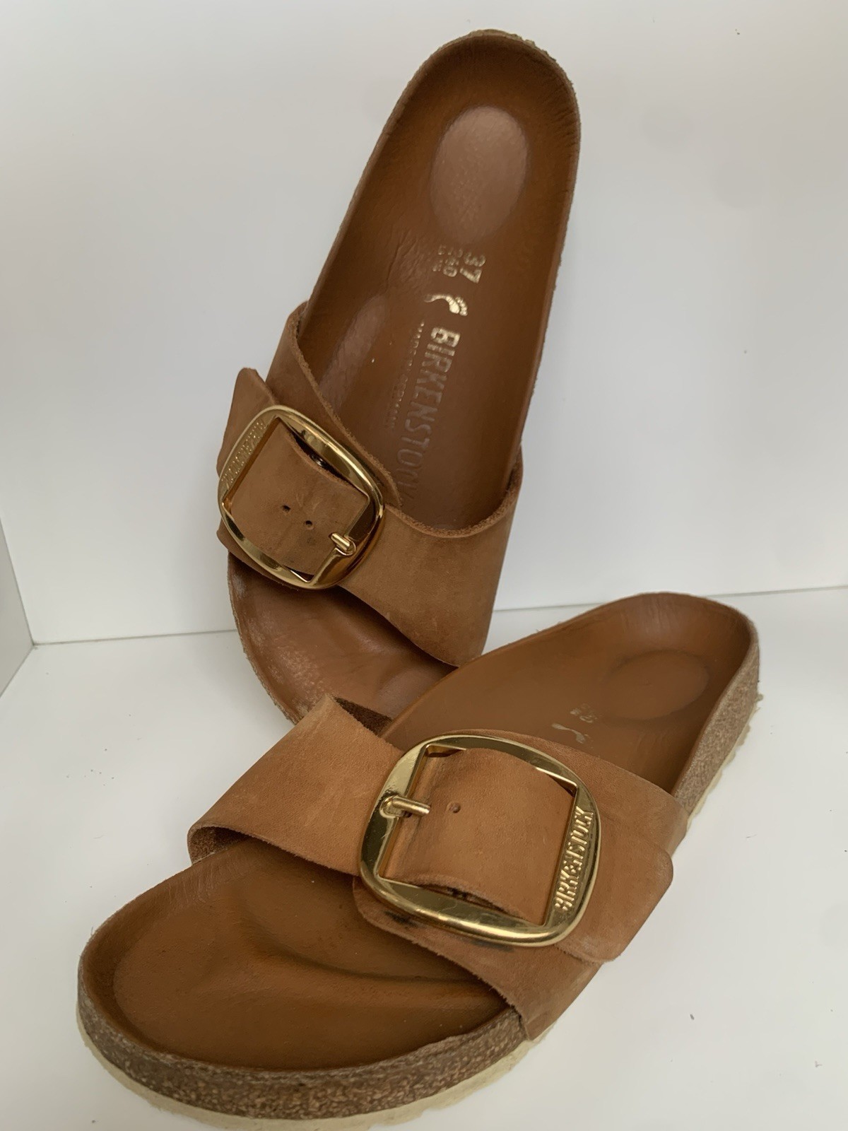 Birkenstock Madrid Big Buckle Leather Sandals EU 37 (24cm)