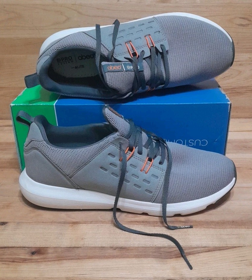 NEW! ABEO PRO LITE «EVERETT» 10M ASH/ORAN Sneakers/Shoes LEM1154 P.R.O.SYSTEMS