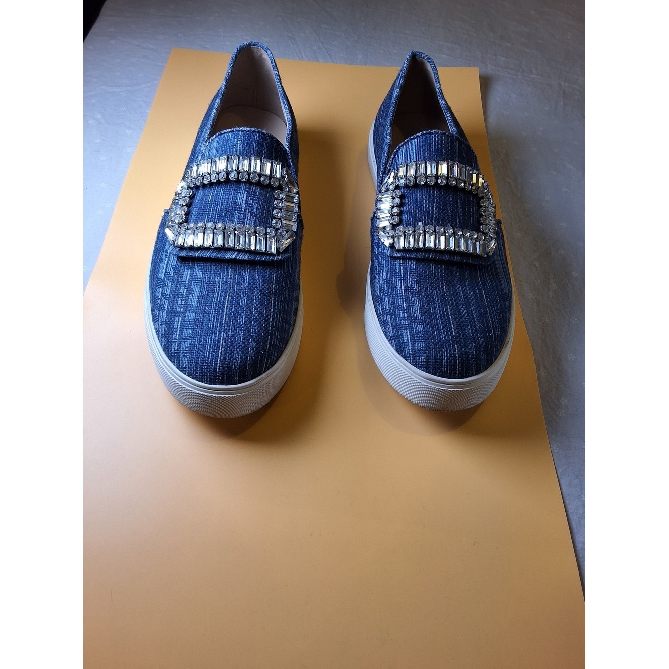Karl Lagerfeld Denim Slip-On Loafers – Blue