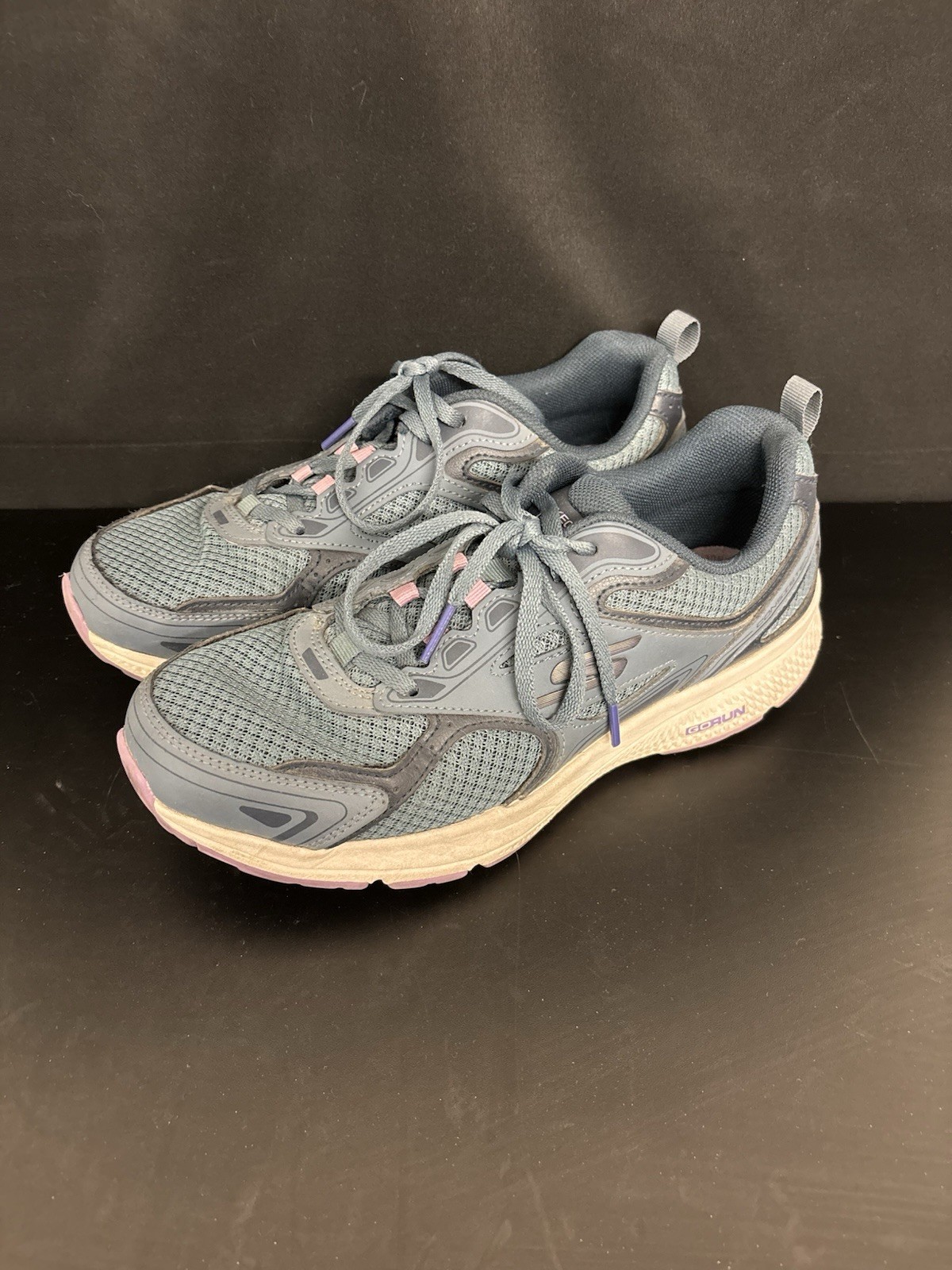 Womens Light blue sketchers memory foam