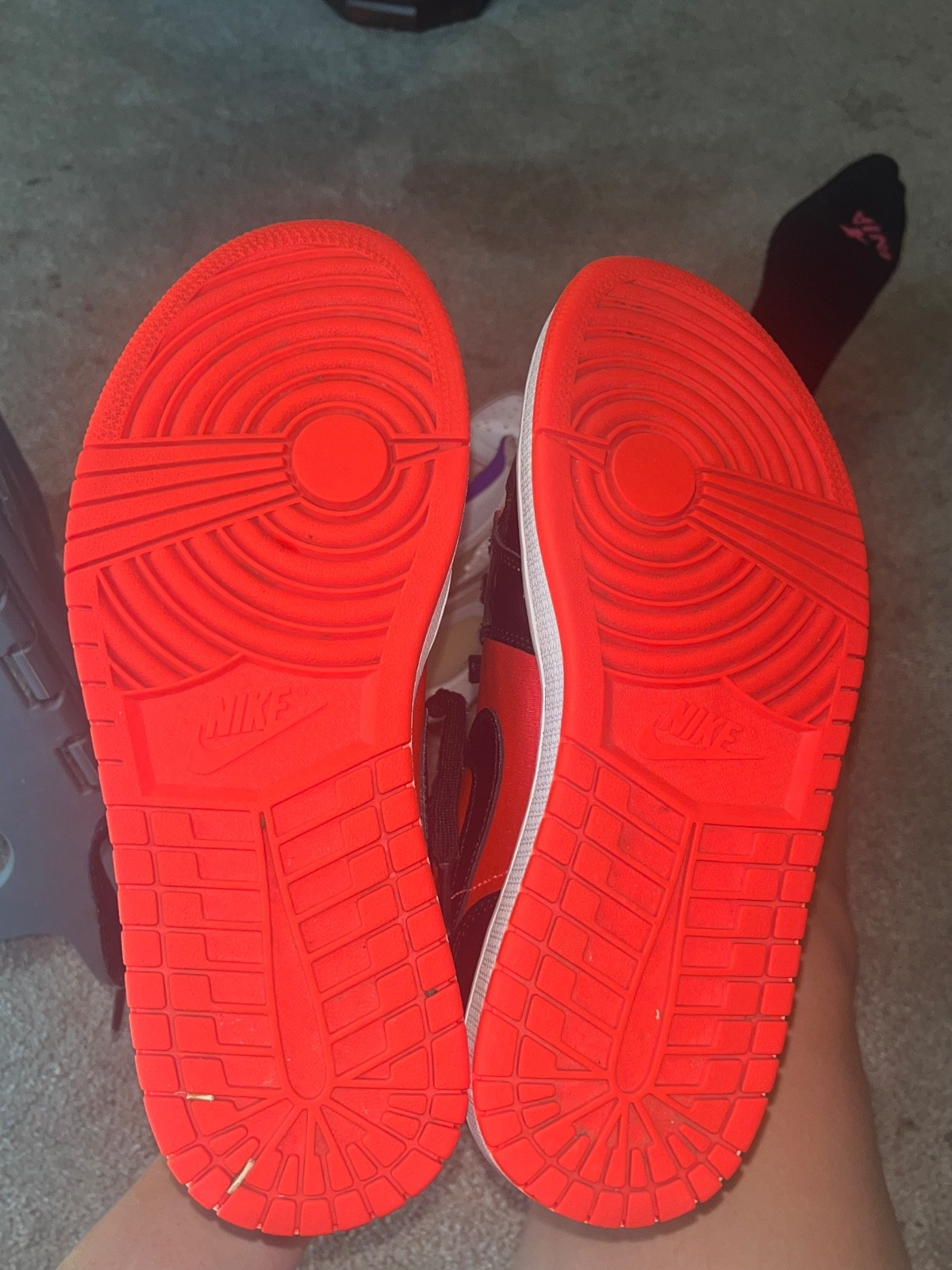 Size 9 – Air Jordan 1 Mid Hot Punch W Size 9. Great Condition. No creasing.
