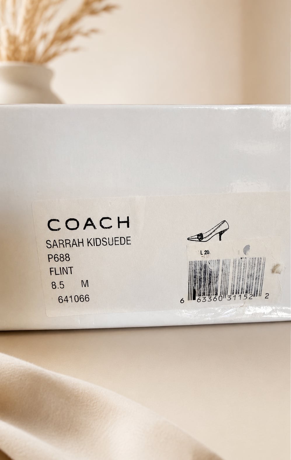 Coach Sarrah Kidsuede Pointed-Toe Kitten Heel Pumps in Flint