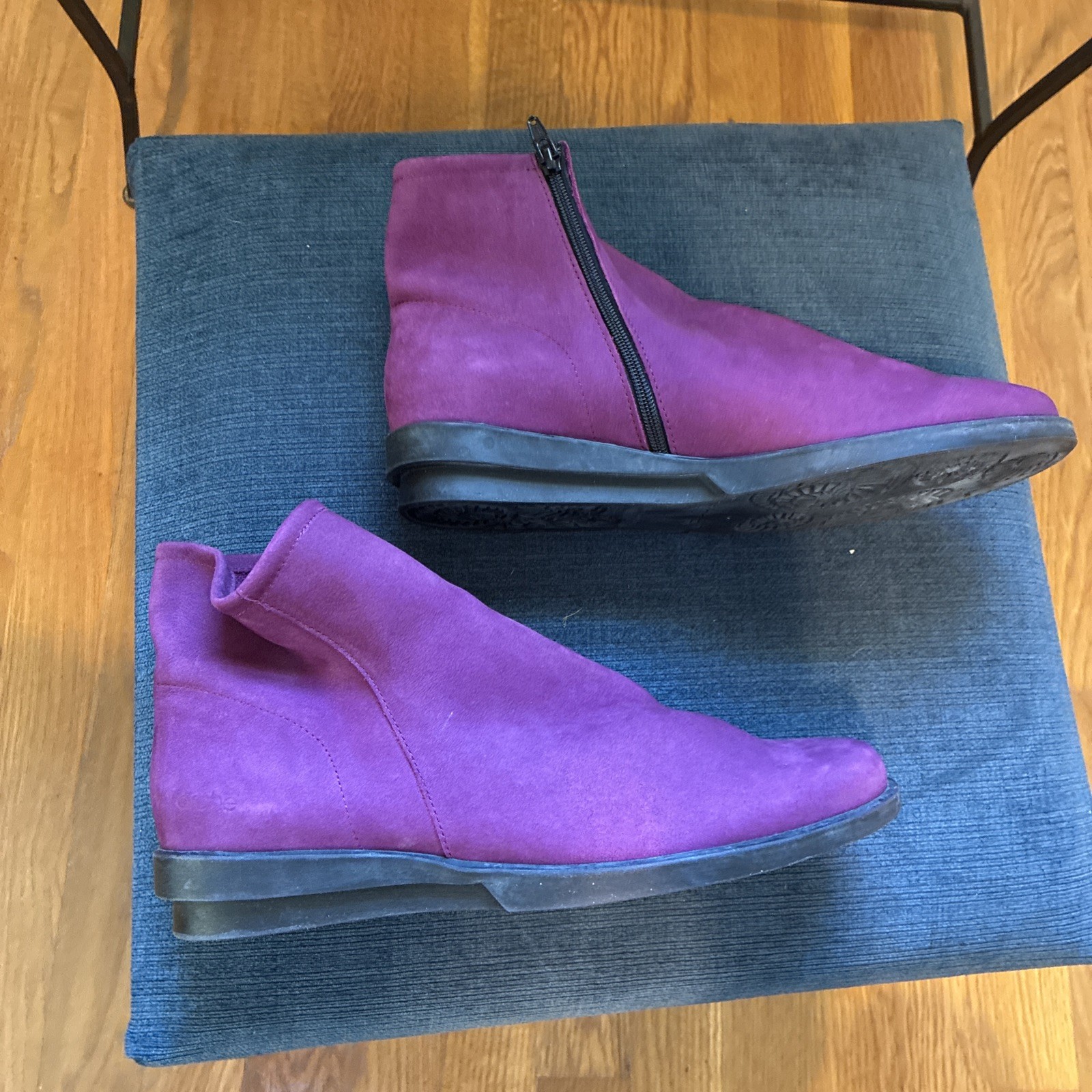 Arche Detyam purple nubuck ankle boots size 9