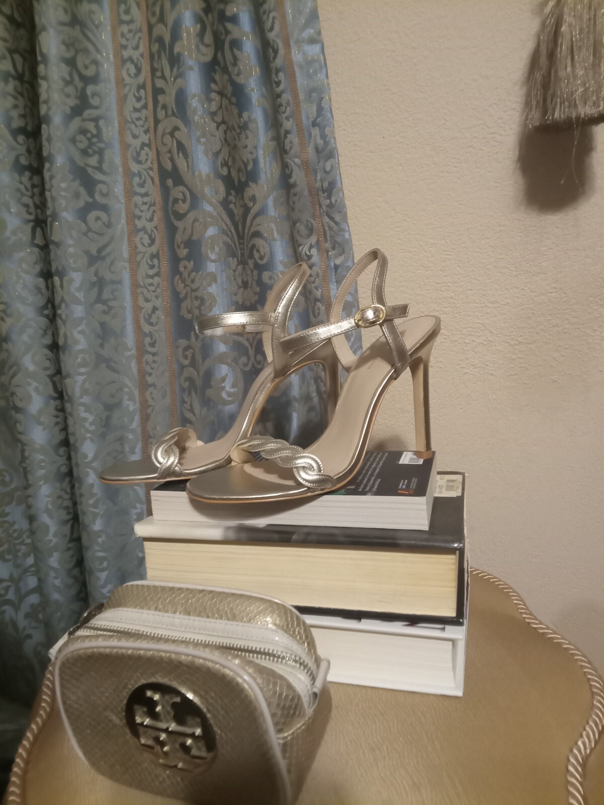Stuart Weitzman Twistie Sandal Leather Ankle Strap High Heels Size 9.5 $295