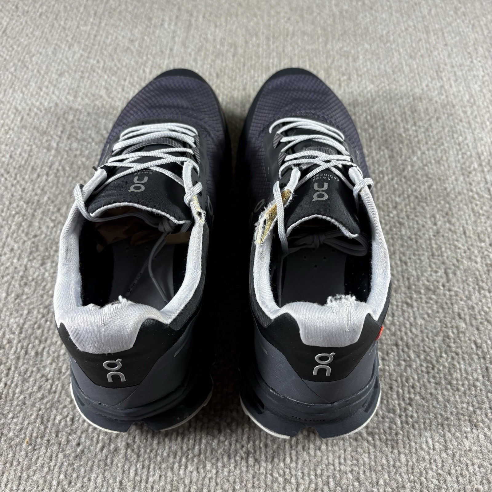 Size 7.5 – ON Cloudvista Waterproof Eclipse Womens Black Running Trail Walking
