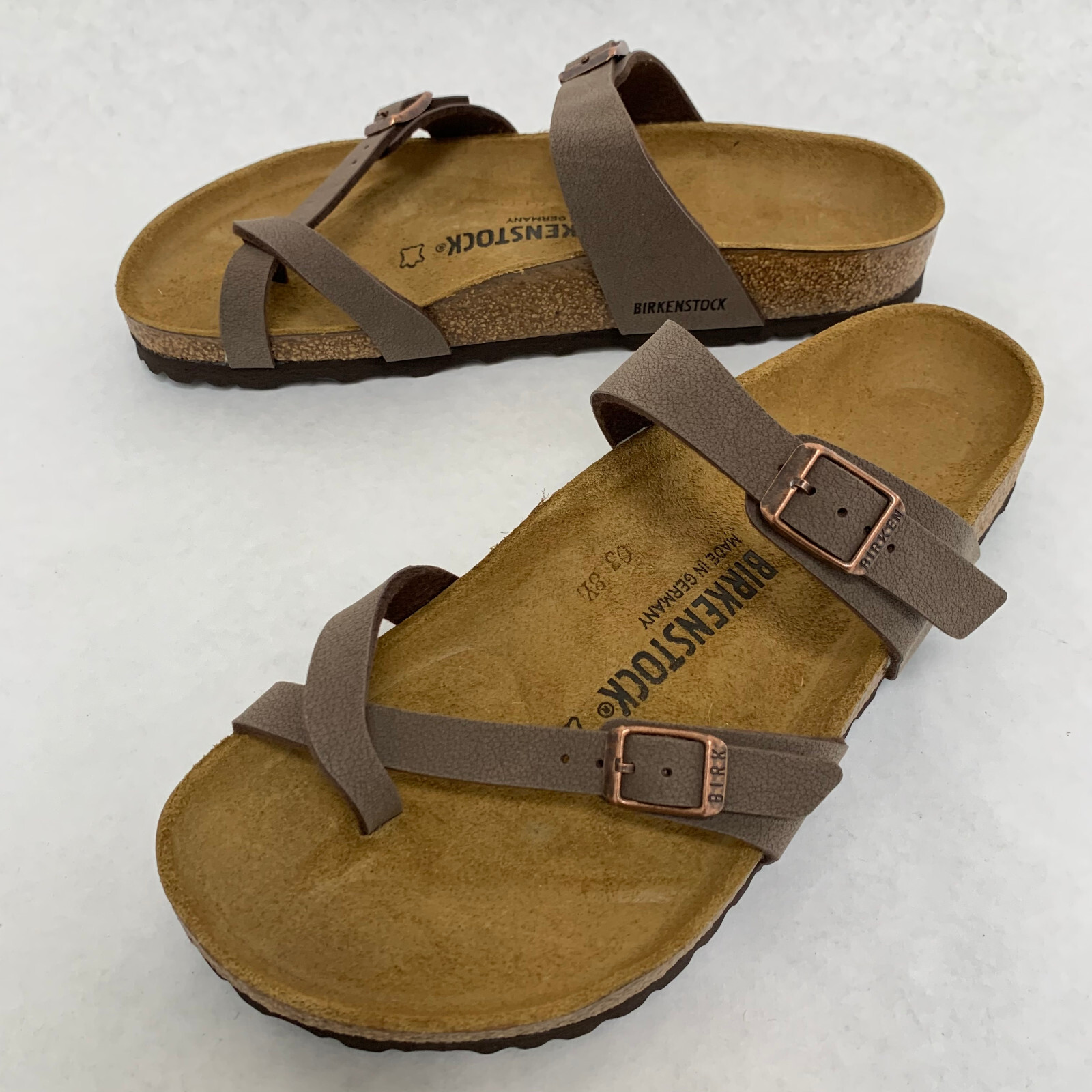 New with Box Birkenstock Mayari Mocha Birko-Flor Regular – Select Size