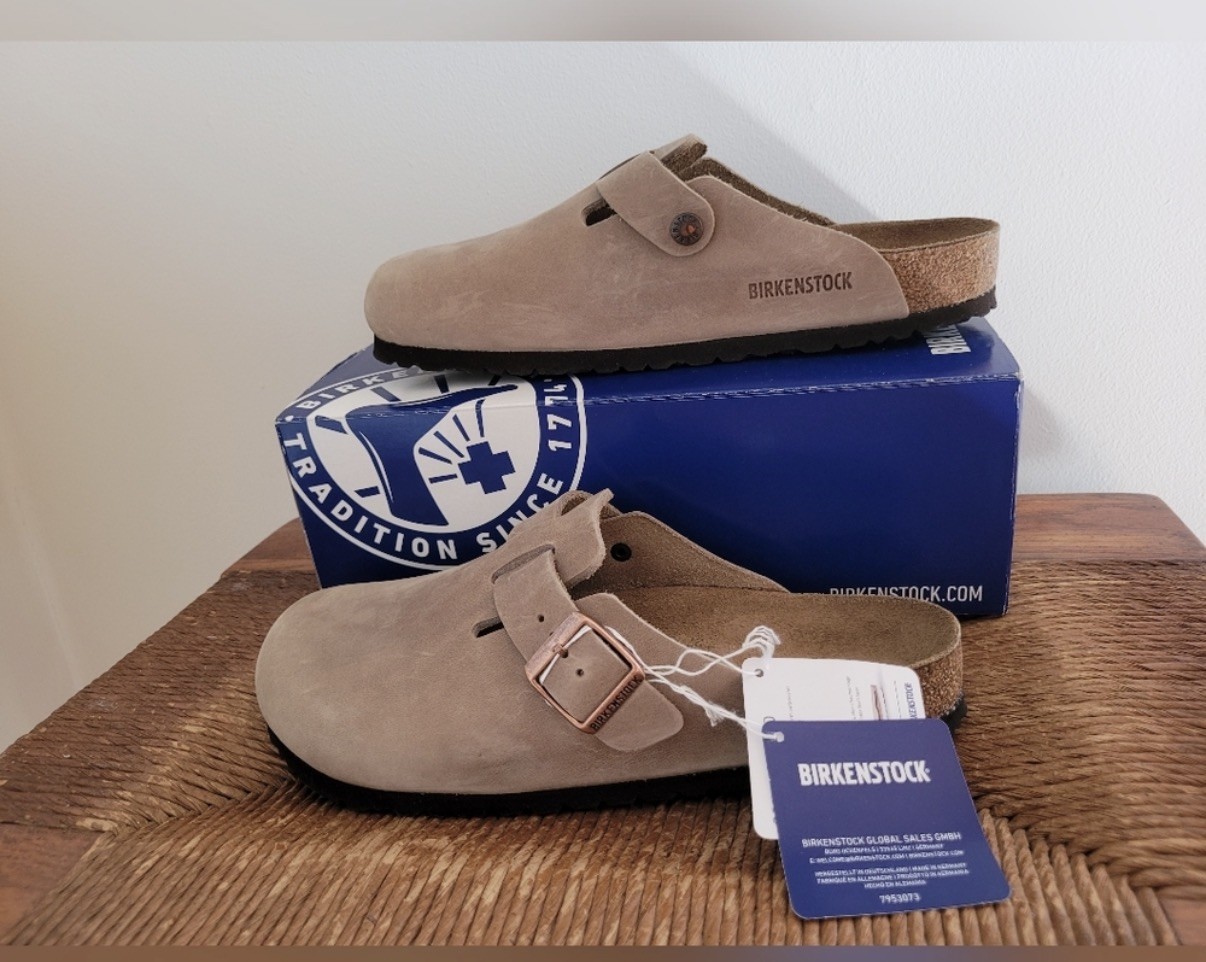 Birkenstock Boston Oiled Leather BS Soft Footbed Clogs NW/OB ( 41 US M8 US W10)