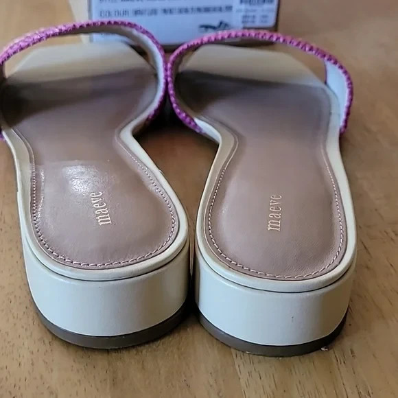 Maeve Anthropologie The Coralie Mule Slide Sandals, Size 39, US 8